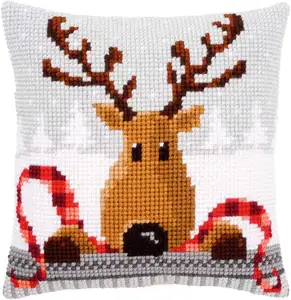 Needpoint Christmas Home decorativo Design personalizzato fodera per cuscino cuscino ad ago ricamato a mano per divano divano