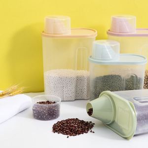 Clear Visible Plastic Food <b>Storage</b> Containers Dustproof Sealed <b>Jars</b> <b>for</b> Multigrain Nuts Snack Home <b>Kitchen</b> <b>Storage</b> - Product Image 4