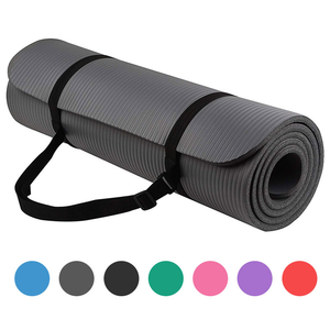 Tapis de yoga NBR extra long, large et épaissi, multi-usages, pour la danse, l'entraînement, la maison et comme tapis de repos – Vente en gros - Product Image 2