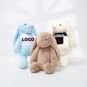 Conejito de peluche de 40CM, lindo conejo de juguete con LOGO personalizado, regalo Ideal para el cumpleaños de un niño - Product Image 4