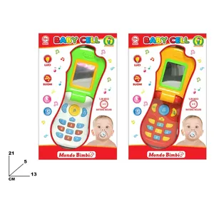 Mondo Bimbi Teléfono de juguete para bebés 21x13cm con luces y sonidos para niños mayores de 12 meses - Product Image 1