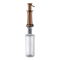 Distributeur de savon pour les mains en acier inoxydable écologique et élégant, avec une capacité de 450 ml et une garantie de 5 ans, pour usage hôtelier
