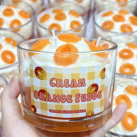 Vela Aromática con Forma de Galleta con Chispas de Chocolate, 3 Mechas, Cera de Soya, para Decoración del Hogar, Fiestas, Cumpleaños, Navidad, Regalo