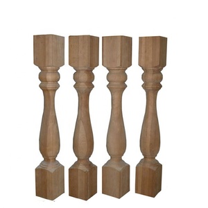 Đồ Nội Thất Ngoài Trời Phụ Kiện Phòng Khách Gỗ Cầu Thang Phù Hợp Lục Bình Khuôn Cột Bài Gỗ Lan Can Cho Biệt Thự Nhà Văn Phòng - Product Image 1