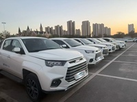 Pour le Ghana 2020, camionnette JMC Yuhu 9 2.0T à essence 4x4, sièges en cuir, sièges chauffants, directement de Chine, certifiée par un tiers