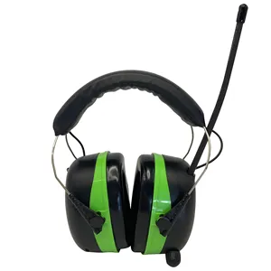 Factory sale Hearing Protection Headset Noise Reduction Safety Ear Muff FM BT/DAB Earmuffs with External microphone