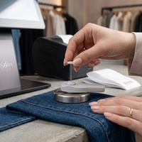 Étiquette de sécurité antivol EAS RFID 2 en 1 UHF pour le commerce de détail, 68x30x19mm avec broche pour vêtements
