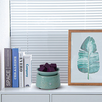 Brûleur de cire électrique 2 en 1, nouvelle tendance, parfum élégant, chauffe-bougie en céramique