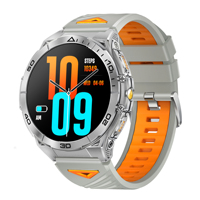 Reloj Inteligente K71 con Linterna LED, Proveedor de Fábrica, Pantalla Redonda AMOLED de 1.6 Pulgadas, Batería de 600 mAh, Reloj Deportivo Resistente