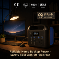 -20 ℃   Centrale Électrique Portable à Basse Température 600W 576Wh, Générateur Solaire avec Prises CA à Onde Sinusoïdale Pure