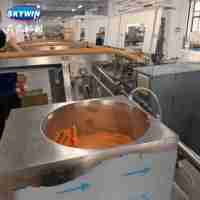 Machine automatique Skywin à deux voies pour la fabrication de biscuits sandwichs et la remplissage de sachets/plastiques/feuilles d'aluminium