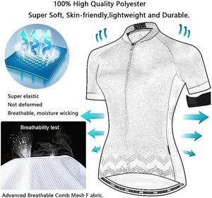 カスタマイズされた男性用クイックドライゲルスポンジパッド入りサイクリングジャージーセット通気性半袖バイクスーツスポーツ用サイクリングビブ付き - Product Image 4
