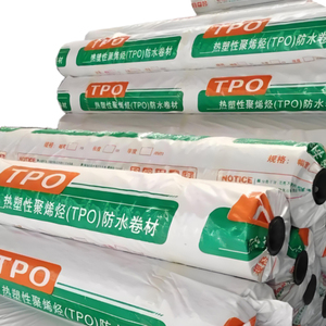 맞춤형 TPO 열가소성 폴리올레린 지붕 보호 산업 건설 멤브레인 방수 막 롤 - Product Image 6