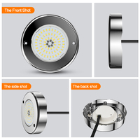 Mini projecteur LED PAR56 6W pour piscine, résistant à la corrosion, dimmable, télécommande, étanche IP68, compact, pour eau salée