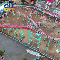 Manège familial en plein air adapté aux attractions de carnaval et aux projets d'équipements de parcs d'attractions