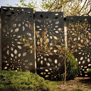 Pannello Decorativo in Alluminio Tagliato al Laser Stile Moderno Alumtimes, Schermo Impermeabile e Ignifugo per Recinzioni Esterne, Centri Commerciali, Ville e Hotel - Product Image 2