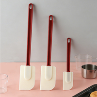 Ensemble de spatules en silicone écologiques antiadhésives sans BPA, de 1 à 3 pièces, pour la cuisine, la pâtisserie et le mélange