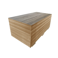 Panneau de fibres à densité moyenne 4x8ft 15mm Panneau de mélamine MDF blanc