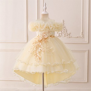 Robe de princesse pour filles, style festival, en dentelle et tulle fluide, personnalisable, pour les fêtes d'enfants, les anniversaires, les carnavals - Product Image 6