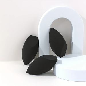 Éponge de Maquillage <span class=keywords><strong>Noire</strong></span> Personnalisée en Gros pour Fond de Teint, Éponge Beauté en Forme d'Œuf pour Application Cosmétique - Product Image 4