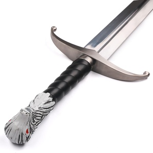 Réplica del Arma de Juego de Tronos, Espada Garra Larga de <span class=keywords><strong>Jon</strong></span> <span class=keywords><strong>Snow</strong></span>, Versión Original de TV 1:1, 440ss, con Cabeza de Lobo de Metal - Product Image 3