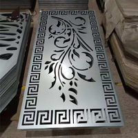 Panneau de séparation de jardin en acier Corten découpé au laser QUYANG, clôture murale en acier et aluminium, garde-corps