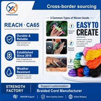 Cordon de survie OEM 550 Paracord, couleur personnalisée, Type III, 4 mm, 7 brins, nylon polyester, triple couche, toutes saisons, pour la fabrication de bracelets