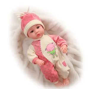 Brinquedo bebê realista de 20 polegadas, para fazer um som por itouch função choro e laughing boneca macia recheada