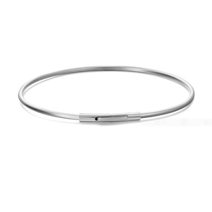 BINSHUO all'ingrosso gioielli personalizzati in acciaio inossidabile placcato oro titanio acciaio apertura filo apribile bracciali elastici con fibbia - Product Image 5