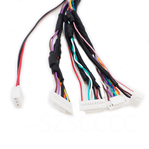 유연한 차폐 PVC 절연 순수 구리 도체 RJ45 맞춤형 CCTV 보안 카메라 모니터링 배선 하네스 220V 정격 - Product Image 5