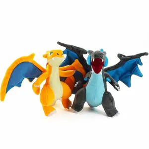 Charizard Evolution Fire-breathing Dragon edisi Xy mainan boneka Mega Plush