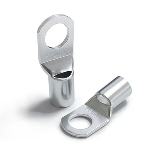 موصلات أسلاك نحاسية حلقية 500 قطعة، أطراف توصيل كهربائية SC2.5-4 BL لإدارة الكابلات، أطراف كابلات عارية - Product Image 3