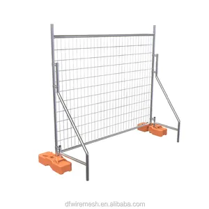 Hot Dipped Australia Galvanized Temporary Fence With Cementing PVC Plastic Base
