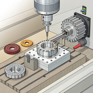 Services d'usinage CNC sur mesure pour composants métalliques de précision en alliage d'aluminium, acier inoxydable et laiton, avec perçage pour l'usinage - Product Image 1