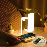 Lampe de lecture LED anti-gravité moderne en ABS écologique, pour chambre, bureau, maison, décoration, lévitation magnétique sans fil