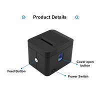 Cashino CSN-58V 58mm Imprimante thermique de reçus avec interface USB Auto Cutter en stock