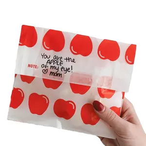 食料品市場向けのロゴプリント付きカスタム耐油クッキーキャンディーバーガーフードラッピングクラフト紙袋