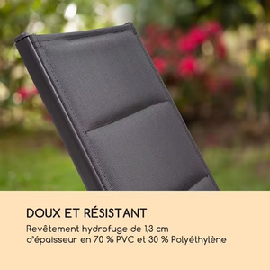 Chaise longue KD moderne et facile à assembler Chaise longue en aluminium pour la plage et les loisirs - Product Image 6