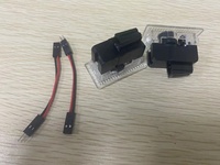 Lumière de bienvenue LED pour portière de voiture Tesla Model 3 - Projecteur de logo 3D sans fil, lampe d'ambiance effet ombre de 12V