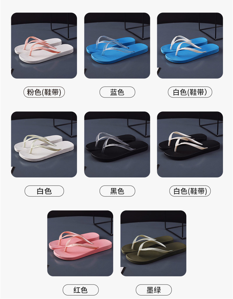 New Candy-colored Quick Drying Filp Flops Slides Shoes Ladies PVC Sandals Slippers for Women
