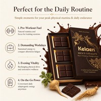 Chocolat Vitalité Homme : Maca, Ginseng, Graines de Citrouille pour l'Énergie, la Force et l'Endurance Quotidienne – Complément au Chocolat pour la Routine Quotidienne