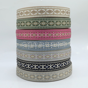 Bán buôn 50mm Jacquard cường độ cao Polyester dệt kim vải đàn hồi cho các ứng dụng khác nhau - Product Image 2