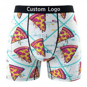 Shorts de sport pour hommes à personnalisation de motif, longueur intégrale, avec design U-convexe, confort toute la journée, tissu respirant, jambes anti-roulement - Product Image 2