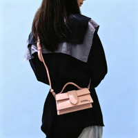 Bolso de Mano con Solapa para Mujer, Otoño 2025, Moderno, Versátil, Retro, Casual, Tipo Clutch, Bandolera, Pequeño, Cuadrado, de Poliéster