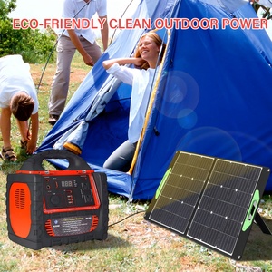 เครื่องกำเนิดไฟฟ้าพกพา 300W ชาร์จพลังงานแสงอาทิตย์ พร้อมไฟ LED สำหรับใช้ในบ้าน กิจกรรมกลางแจ้ง ตั้งแคมป์ และกรณีฉุกเฉิน - Product Image 6