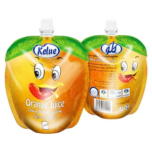 Spouted Stand Up Pouch Compound Bag Standing Juice Soft Drink Packaging Aluminum Plastic Bag With Inner Straw Or Cap