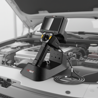 Caméra vidéo industrielle flexible, diamètre 6 mm, écran IPS 5 pouces, indice de protection IP67, diagnostic automobile, inspection de tuyaux HVAC