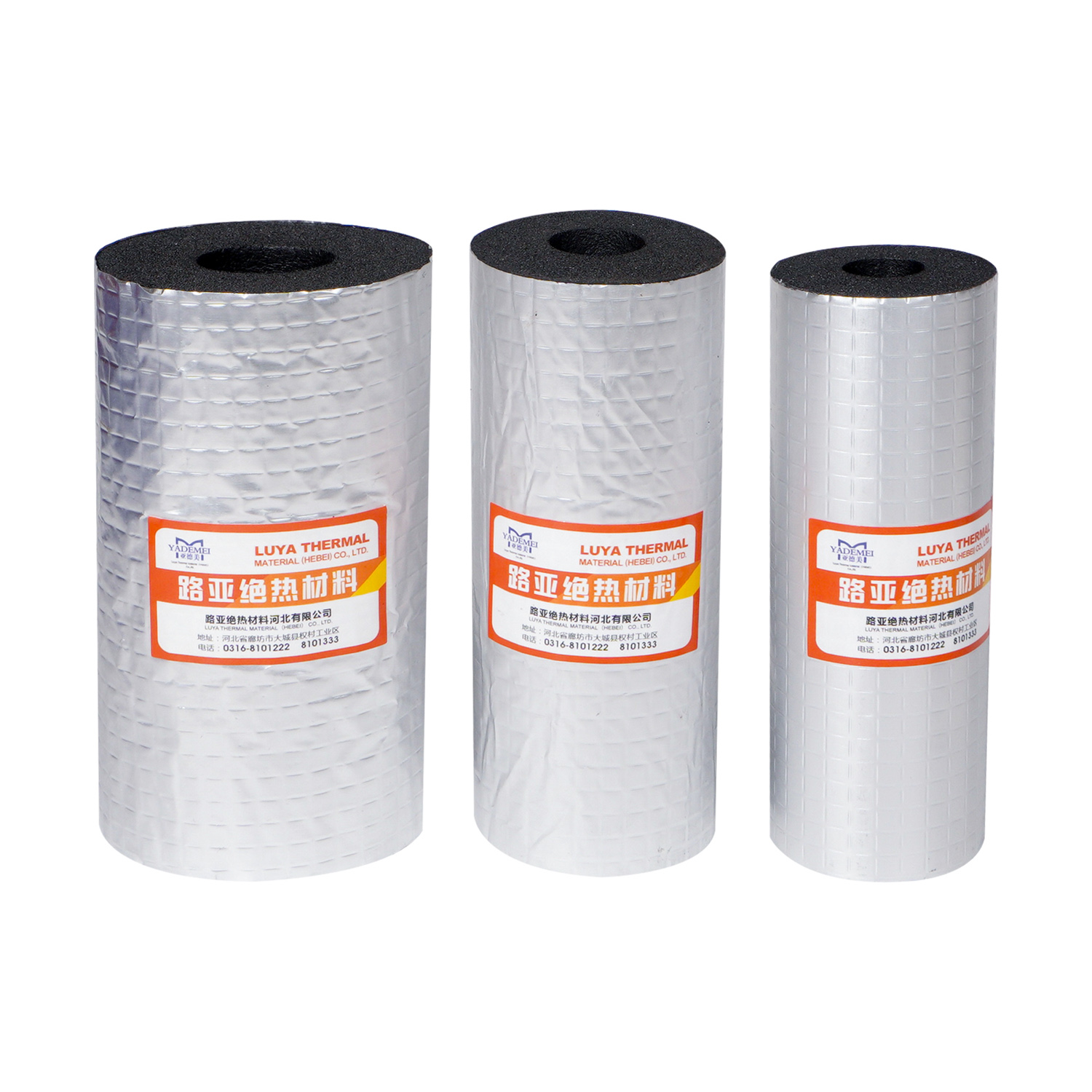 Cost Reduction Other Heat Insulation Materials Thin Heat Aluminum Foil Foam Insulation Pipe Thermal Insulation Material
