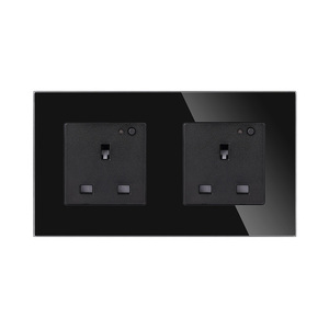 Tuya Thông Minh ZigBee Giao Thức Anh Ổ Cắm Kép Đôi Khung Anh 13A Ổ Cắm Điều Khiển Bằng Giọng Nói Di Động Điều Khiển Nhà Thông Minh Đèn - Product Image 2