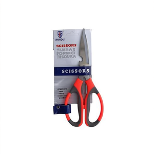 Huakai Scissors 12Pcs Kitchen Cutting Tool Red Handle - Product Image 1